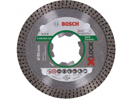 BOSCH X-LOCK Best for Hard Ceramic dijamantska rezna ploča 85x22,23x1,4x7 - 2608615133