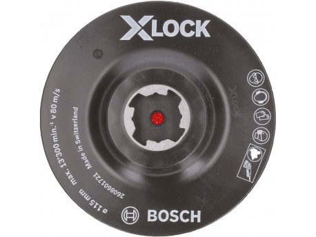 BOSCH X-LOCK potporni tanjir 115 mm, čičak traka - 2608601721