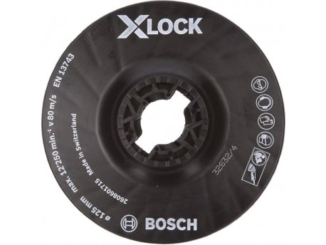 BOSCH X-LOCK potporni tanjir 125 mm, srednji - 2608601715