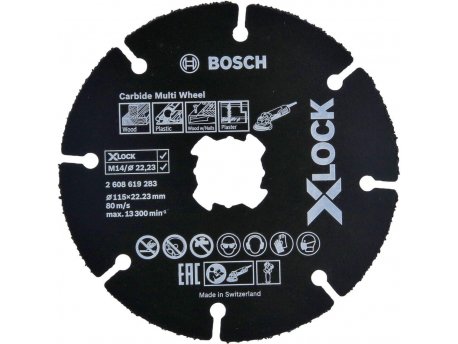 BOSCH X-LOCK Carbide Multi Wheel 115 mm - 2608619283