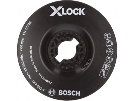 BOSCH X-LOCK potporni tanjir 125 mm, meki - 2608601714