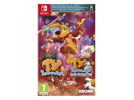Krome Studios Switch TY The Tasmanian Tiger HD + TY The Tasmanian Tiger 2: Bush Rescue HD