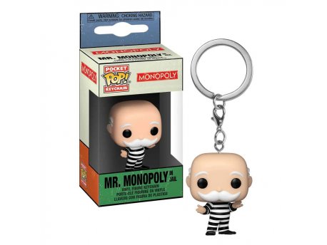 FUNKO Monopoly POP! Keychain - Mr. Monopoly in Jail