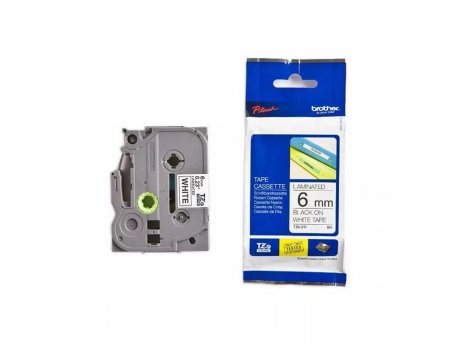 Brother TZe-211 crna na belo 6mm