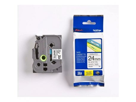 Brother TZe-251 crna na belo 24mm