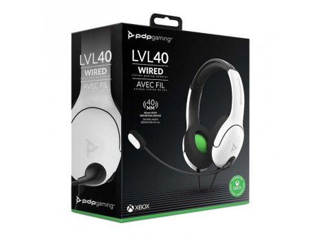 PDP XBOXONE Wired Headset LVL40 White