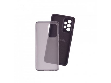 SAMSUNG A53 CRNA Silikon futrola 2in1 (1720033)