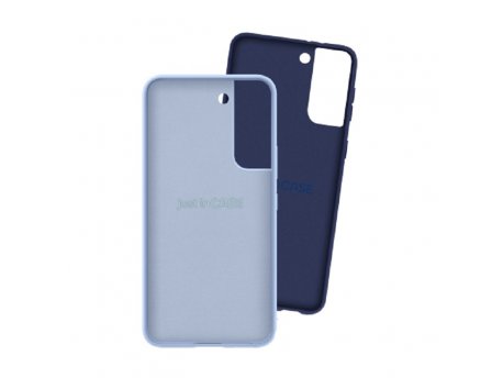 SAMSUNG S21 FE TEGET+BEBI-PLAVA Silikon futrola 2in1