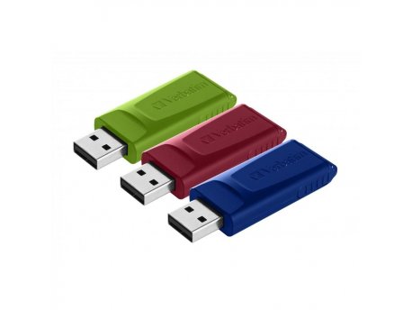 VERBATIM Slider USB 3x16GB