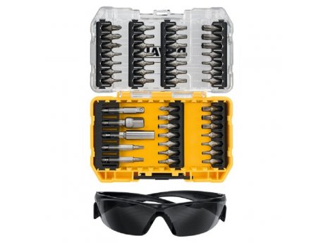 STANLEY DT70704 47-delni Set bitova + zaštitne naočare TX