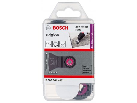 BOSCH HCS strugač ATZ 52 SC, kruti 52 x 26 mm - pakovanje od 10 komada - 2608664487