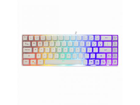 WHITE SHARK GK 2201 US, RONIN tastatura, bela