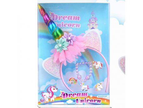 PERTINI Rajf za kosu Unicorn roze