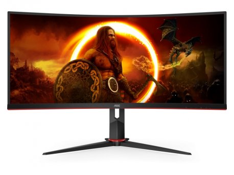 AOC CU34G2X/BK WQHD 144Hz Gaming Curved Freesync