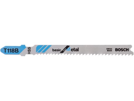 BOSCH List ubodne testere T 118 B Basic for Metal - pakovanje 25 komada - 2608638471