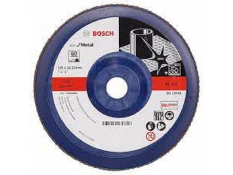BOSCH Lamelni brusni disk X571, Best for Metal Prečnik 180 mm; granulacija 60, ravni - 2608607343