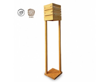 RUSTIK 144 Podna lampa 1XE27 Hrast