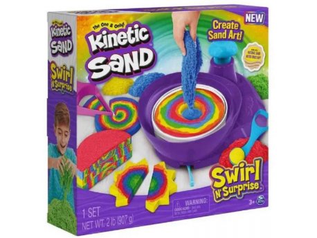 SPIN MASTER Kinetic sand swirl and surprise set sa modlama