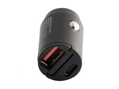 CELLY AUTO PUNJAČ 30W USB+TYPEC