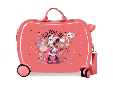 MINNIE ABS Kofer za decu Koralna