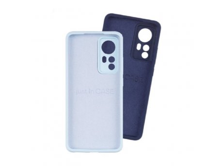 XIAOMI 12 Silinkon futrola 2in1 TEGET+BEBI-PLAVA