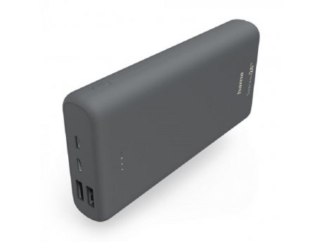 HAMA ''Supreme 24HD'' Power Pack, 24000mAh, Tip C 1 X USB-C, 2 X USB-A