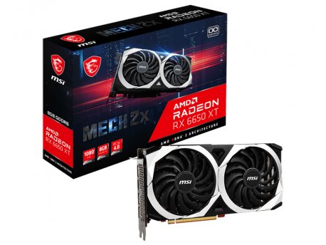 MSI AMD Radeon RX 6650 XT 8GB 128bit RX 6650 XT MECH 2X 8G OC