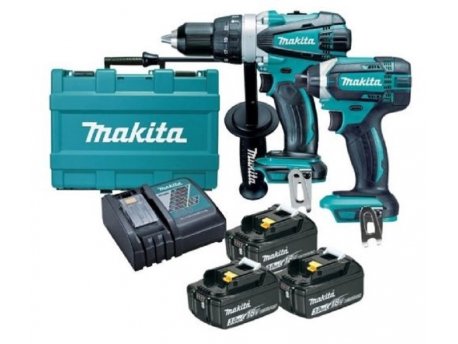 MAKITA Set DLX2145X1 udarni odvijač DTD152 + Udarna bušilica DHP458