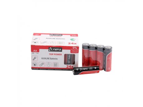 OLYMPIA Baterije Olympia alkalne LR6 AA, 24 kom