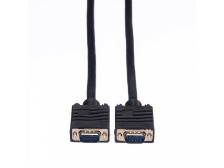 Secomp SVGA HD15-HD15 M/M black 10.0m