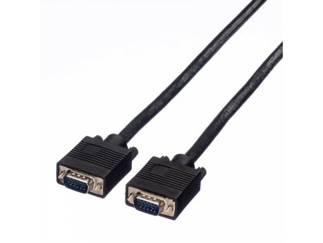 Secomp SVGA HD15-HD15 M/M black 15.0m