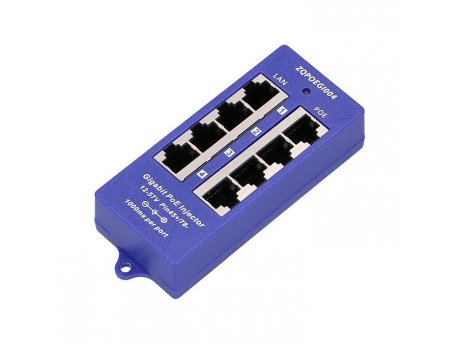 EXTRALINK POE INJECTOR 4 PORT GIGABIT