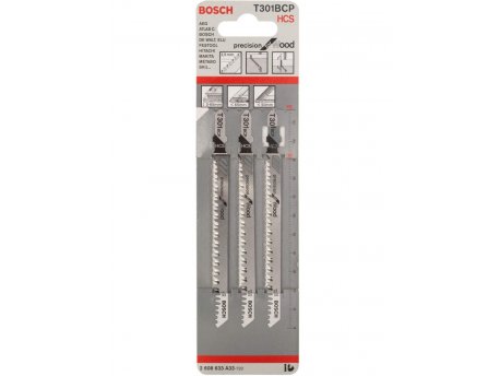 BOSCH List ubodne testere Precision for Wood T 301 BCP 117 x 2.5 mm(2608633A33)