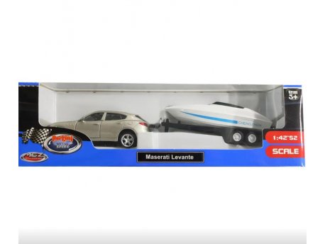 PERTINI Metalni auto sa prikolicom  1: 43