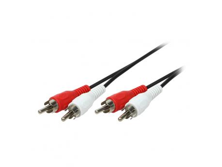 LOGILINK Audio kabl 2xRCA/M - 2xRCA/M, činč 5.0 m