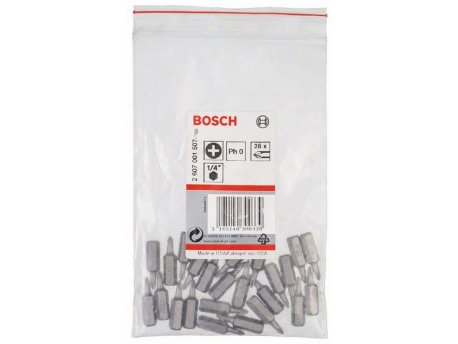 BOSCH Bit odvrtača ekstra-tvrdi 2607001507, PH 0, 25 mm