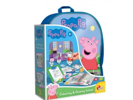 LISCIANI Peppa pig škola crtanja i pisanja u rančiću