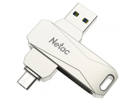 NETAC Flash Drive Dual, USB 3.0 + Tip-C, 64GB, U782C (NT03U782C-064G-30PN)