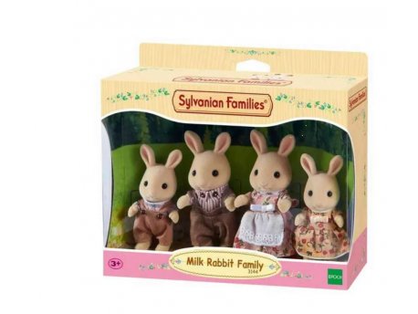 SYLVANIAN Porodica mlečno belih zečića