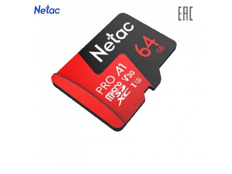 NETAC Micro SDXC, 64GB, P500 Extreme Pro (NT02P500PRO-064G-S)