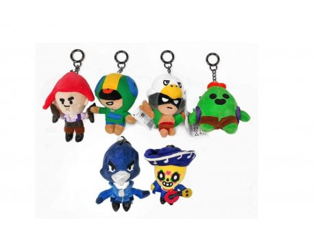 BRAWL STARS Plišana igračka clip on 13 cm