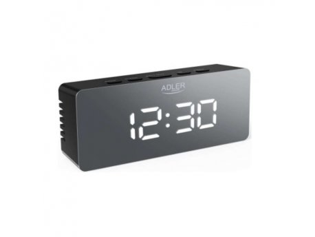 ADLER Budilnik usb AD1189B