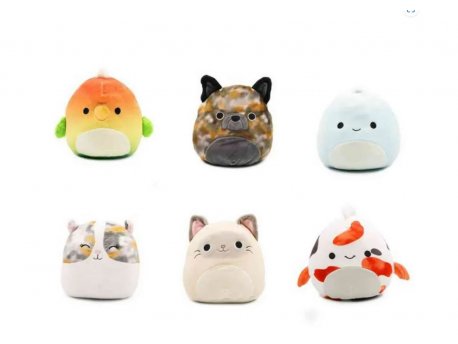 SQUISHMALLOWS 20 cm plišana igračka figura asst
