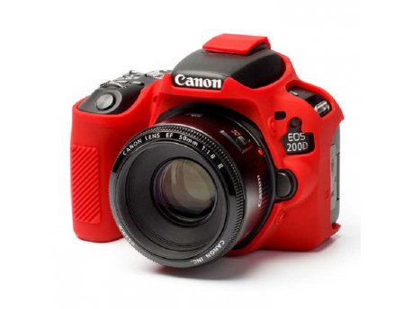 EasyCover Zaštitna maska za Canon 200D, 250D, SL2, SL3 crvena