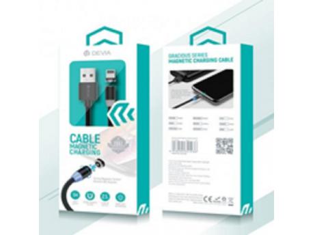 DEVIA 022937 Kabl  USB SERIES MAGNETIC TYPE C Crni