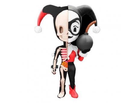 MIGHTY JAXX DC Comics XXRAY Deluxe, Wave 4, Harley Quinn, 10 cm, figura