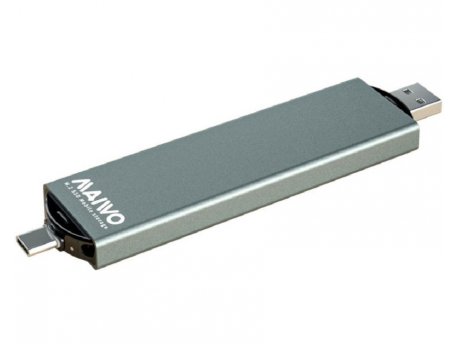 MAIWO K1683P2  Externo Kućište USB-C/USB(A) 3.2 na M.2 NVMe/SATA