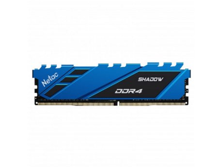 NETAC DIMM DDR4, 16GB, 2666MHz, Shadow C19 Blue (NTSDD4P26SP-16B)