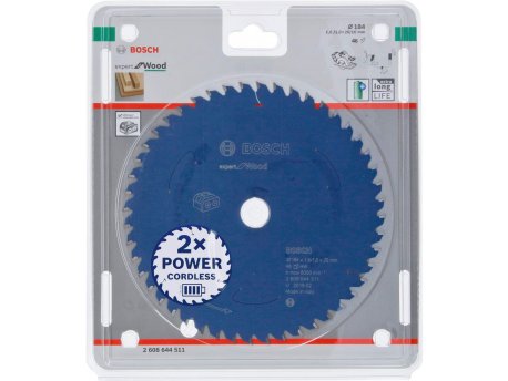 BOSCH Expert for Wood list kružne testere za akumulatorske testere 184x1,6x20 T48