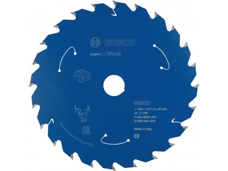 BOSCH Expert for Wood list kružne testere za akumulatorske testere 160x1,5x20 T24